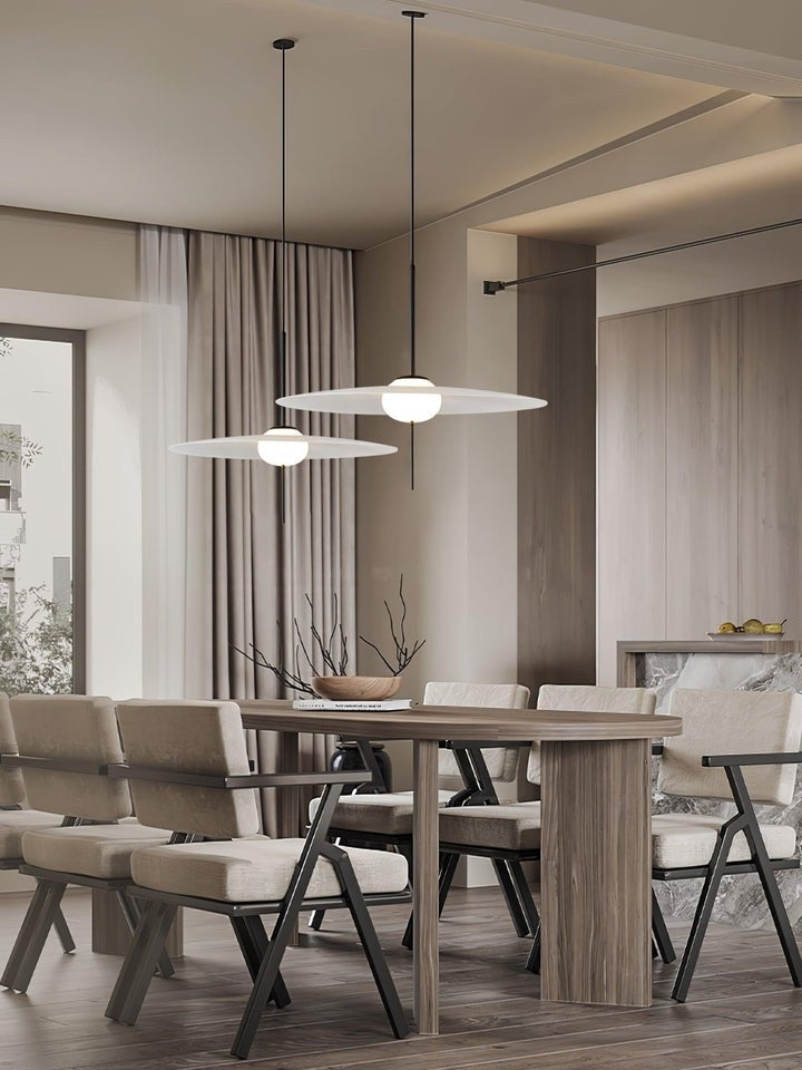 Celestial Floating Disk LED Pendant Lamp