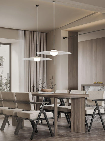 Celestial Floating Disk LED Pendant Lamp