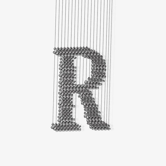 Charcoal-Inspired Linear LED Chandelier