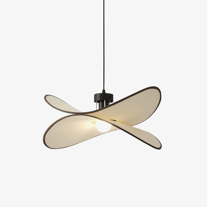 Chloe Wave-Shape Fabric Pendant Light