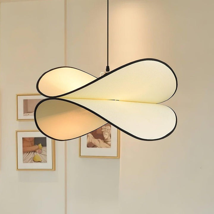 Chloe Wave-Shape Fabric Pendant Light