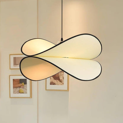 Chloe Wave-Shape Fabric Pendant Light