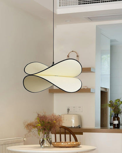 Chloe Wave-Shape Fabric Pendant Light