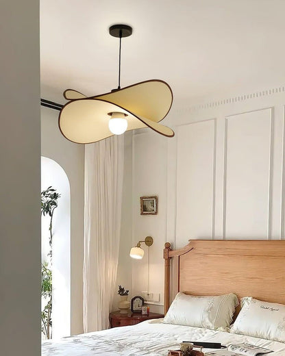 Chloe Wave-Shape Fabric Pendant Light
