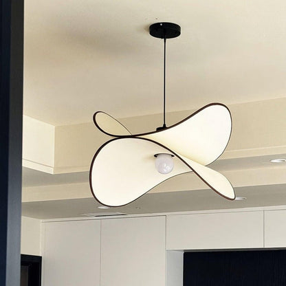 Chloe Wave-Shape Fabric Pendant Light