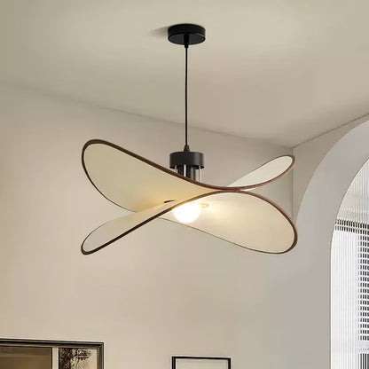Chloe Wave-Shape Fabric Pendant Light