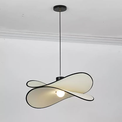 Chloe Wave-Shape Fabric Pendant Light