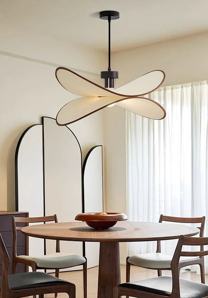 Chloe Wave-Shape Fabric Pendant Light