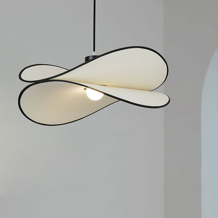 Chloe Wave-Shape Fabric Pendant Light