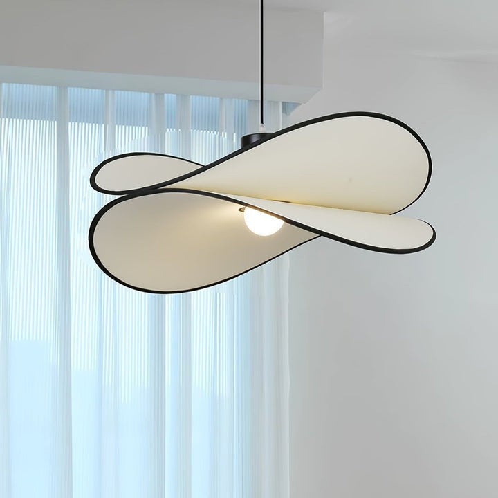 Chloe Wave-Shape Fabric Pendant Light