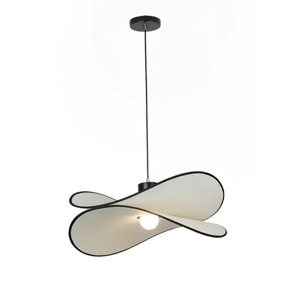 Chloe Wave-Shape Fabric Pendant Light