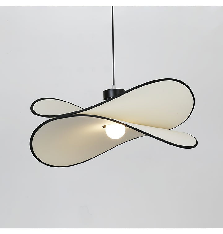 Chloe Wave-Shape Fabric Pendant Light