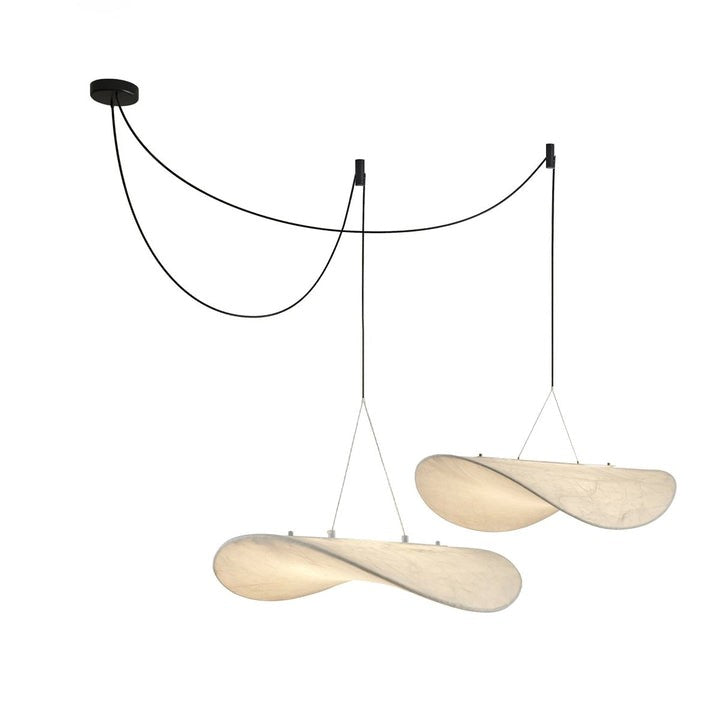 Cloud Effect Silk LED Pendant Light