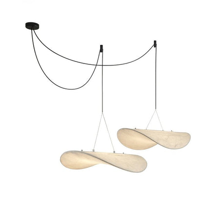 Cloud Effect Silk LED Pendant Light