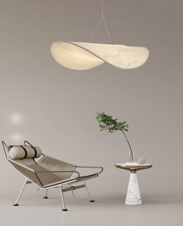 Cloud Effect Silk LED Pendant Light