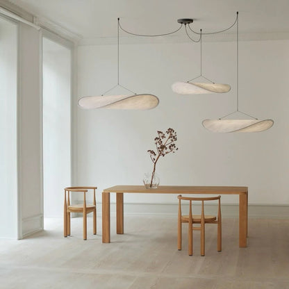 Cloud Effect Silk LED Pendant Light