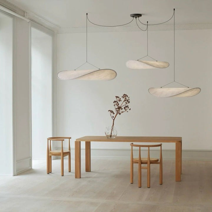 Cloud Effect Silk LED Pendant Light