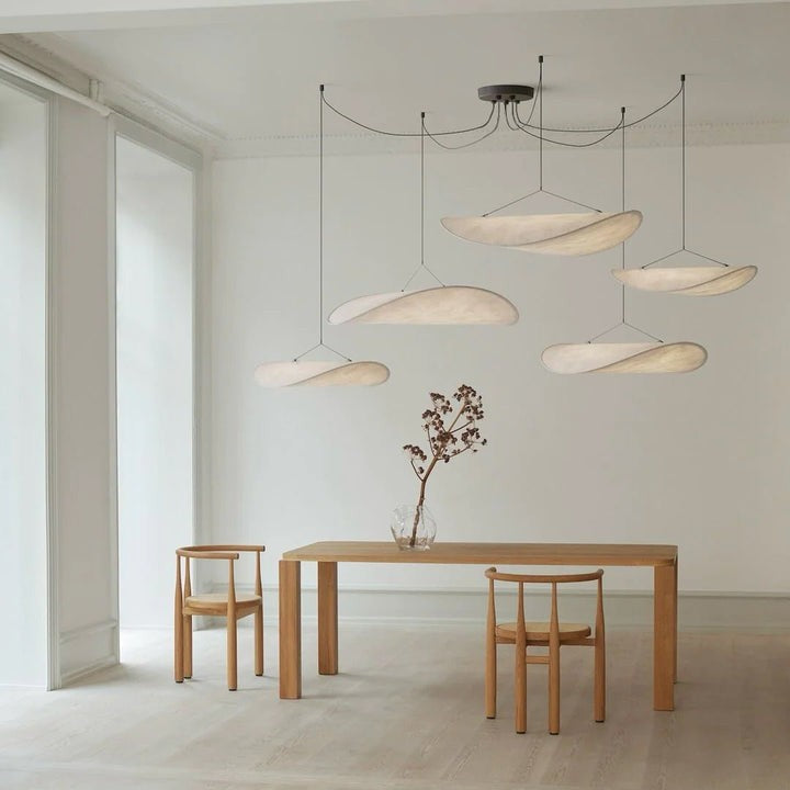 Cloud Effect Silk LED Pendant Light