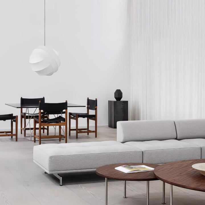 Cocoon Fiber Orbital Pendant Light – Modern LED Fixture