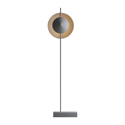 Contemporary Grey Dual Shade LED Floor Lamp