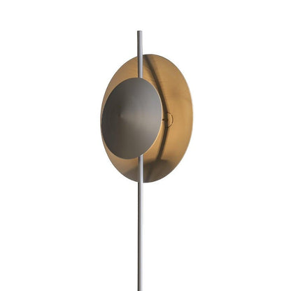 Contemporary Grey Dual Shade LED Floor Lamp