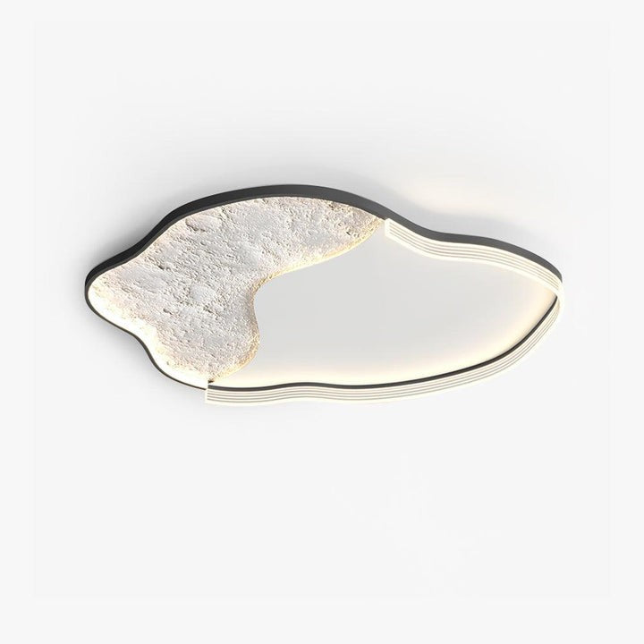 Contemporary Lunar LED Flush Mount Ceiling Light