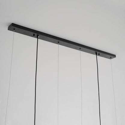 Contemporary Overlapping Arc LED Pendant Lamp