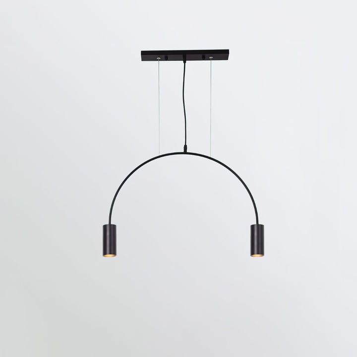 Contemporary Overlapping Arc LED Pendant Lamp