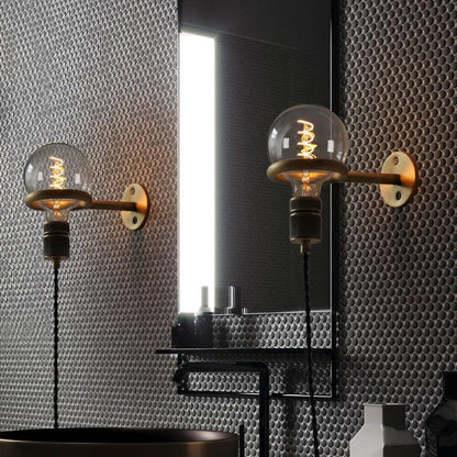 Copper Loop Wall Sconce – Minimalist Design