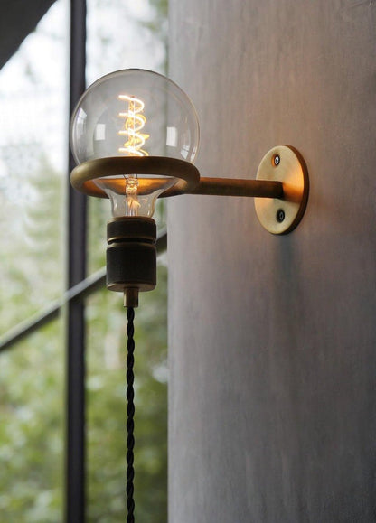 Copper Loop Wall Sconce – Minimalist Design