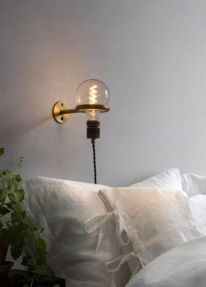 Copper Loop Wall Sconce – Minimalist Design