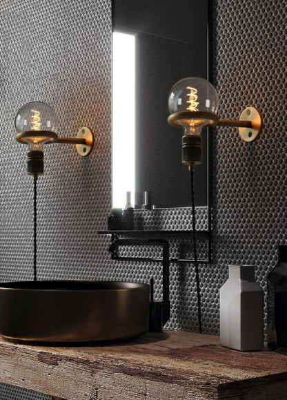 Copper Loop Wall Sconce – Minimalist Design