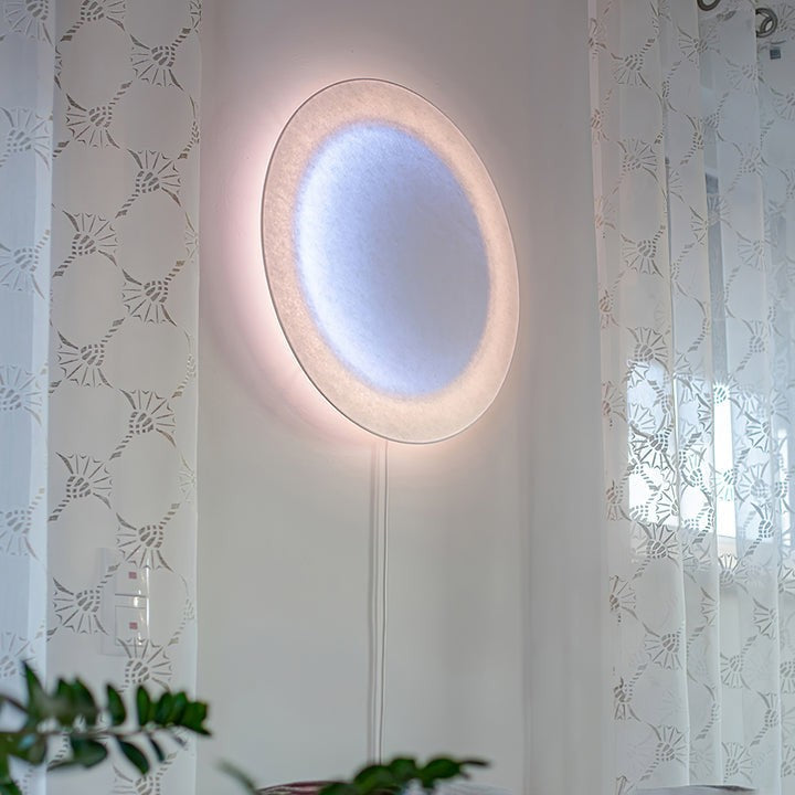 Cozy LED Plug-In Wall Sconce with Adjustable Warmth