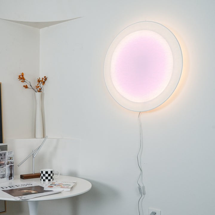 Cozy LED Plug-In Wall Sconce with Adjustable Warmth