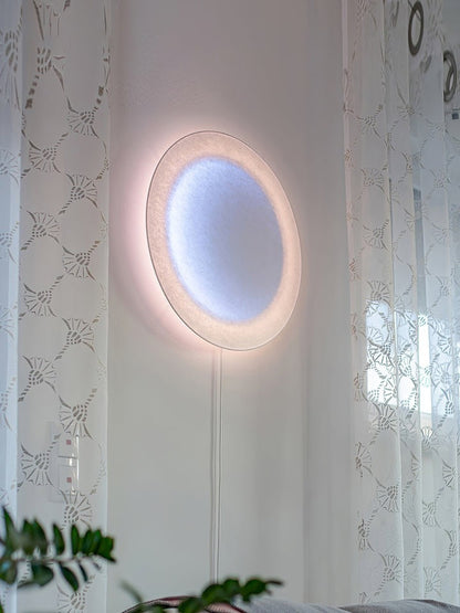 Cozy LED Plug-In Wall Sconce with Adjustable Warmth