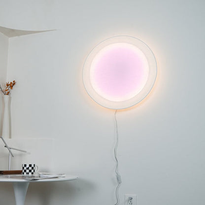 Cozy LED Plug-In Wall Sconce with Adjustable Warmth