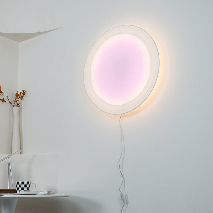 Cozy LED Plug-In Wall Sconce with Adjustable Warmth
