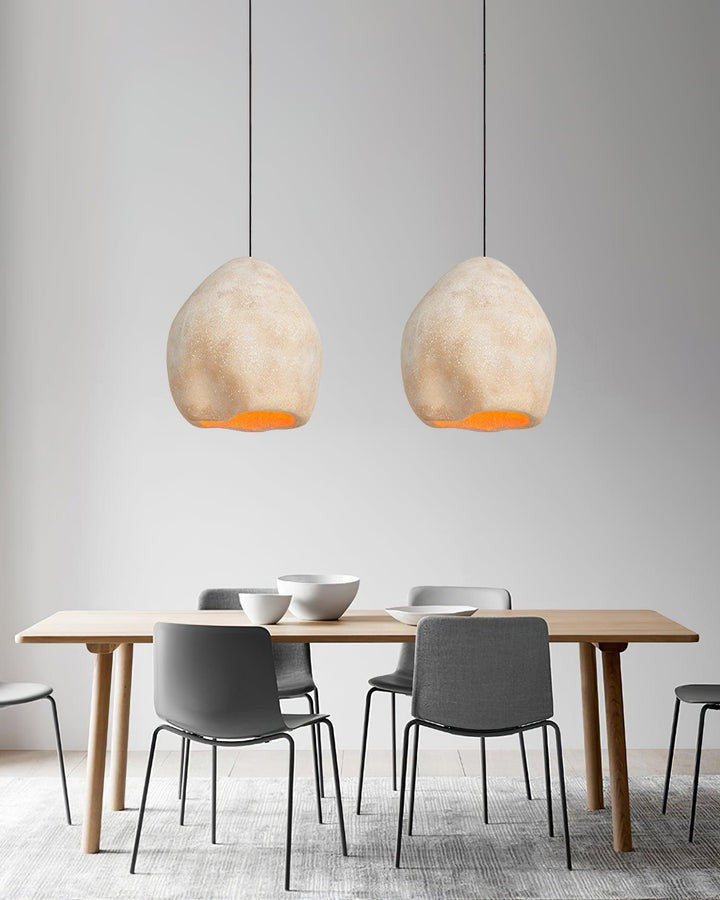 Creamy White Contemporary Pendant Light Fixture