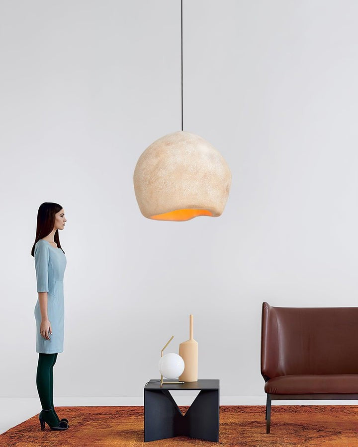 Creamy White Contemporary Pendant Light Fixture