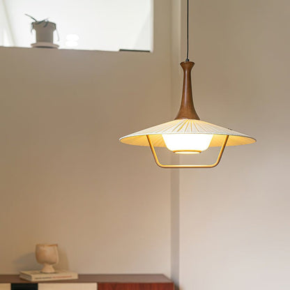Eikon Pleated Fabric Shade Pendant Light