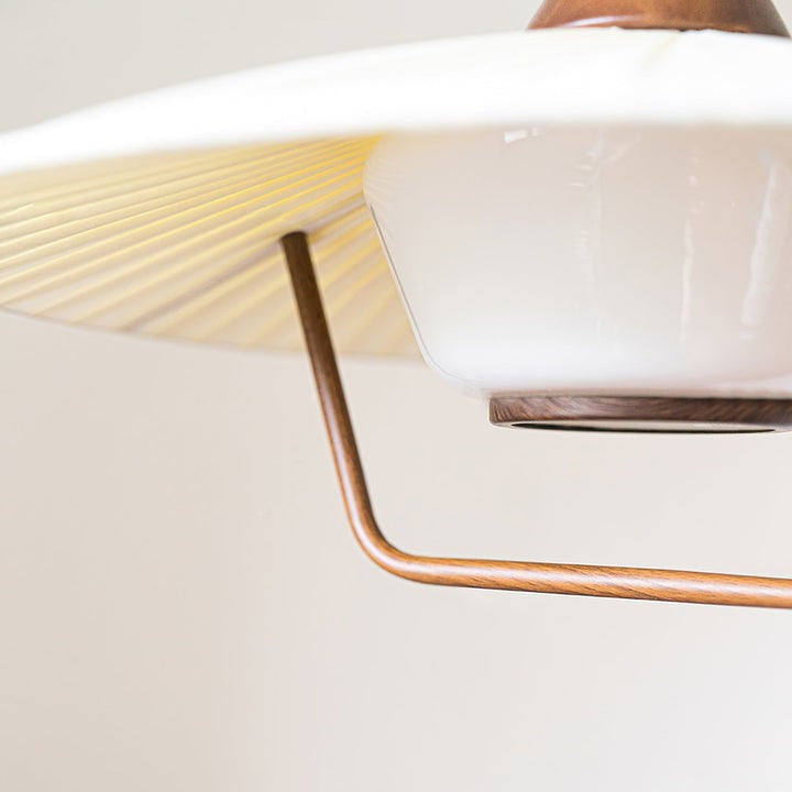 Eikon Pleated Fabric Shade Pendant Light