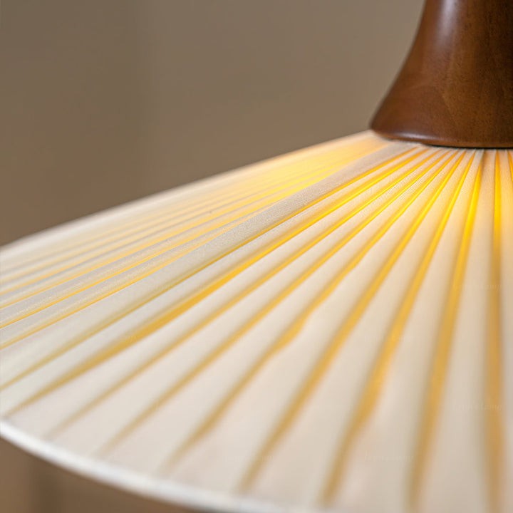 Eikon Pleated Fabric Shade Pendant Light