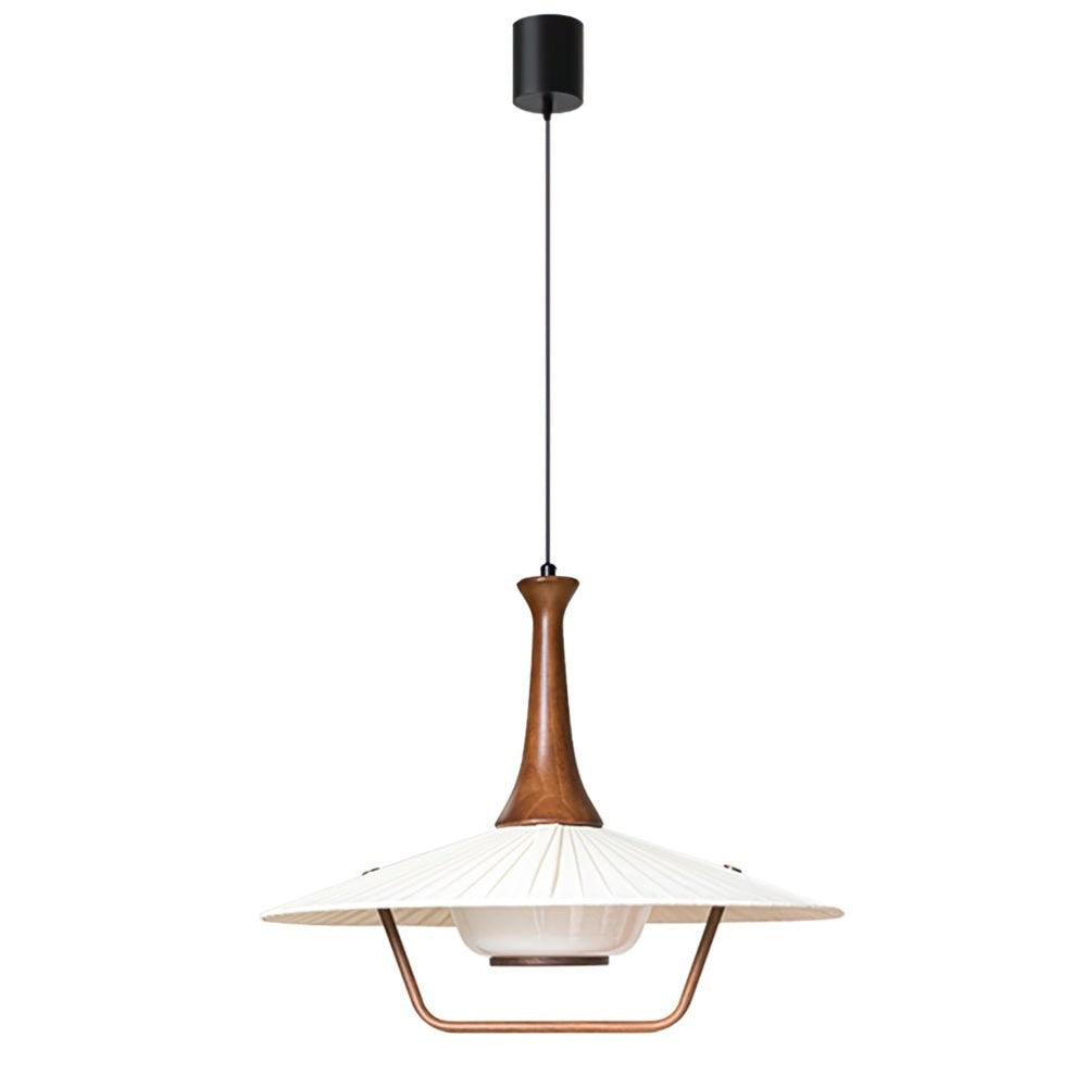Eikon Pleated Fabric Shade Pendant Light