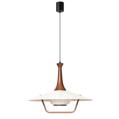 Eikon Pleated Fabric Shade Pendant Light