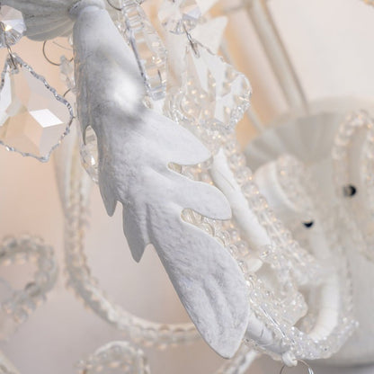 Elegant Crystal Candle Wall Sconce Lamp