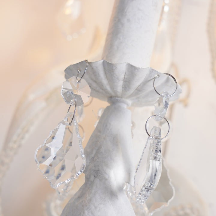 Elegant Crystal Candle Wall Sconce Lamp