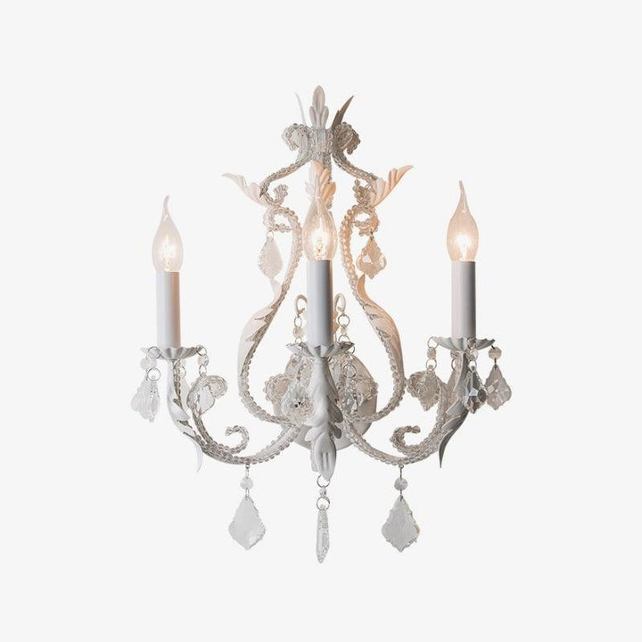 Elegant Crystal Candle Wall Sconce Lamp