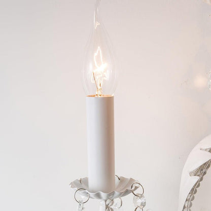 Elegant Crystal Candle Wall Sconce Lamp