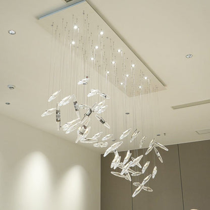 Ethereal LED Crystal Orb Chandelier