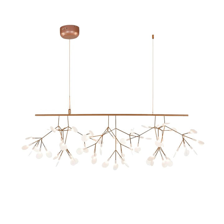 Firefly LED Branch Chandelier - Rose Gold Finish